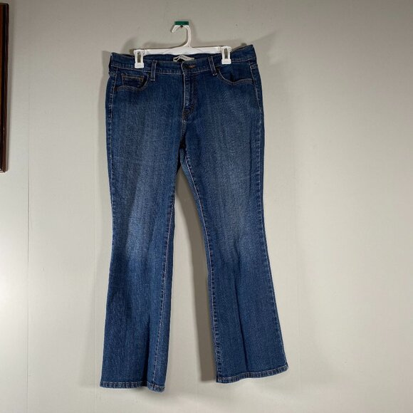 Levi's 515 Bootcut Denim Jeans Women's 14S Mid Rise Blue Casual Pants - Picture 1 of 16